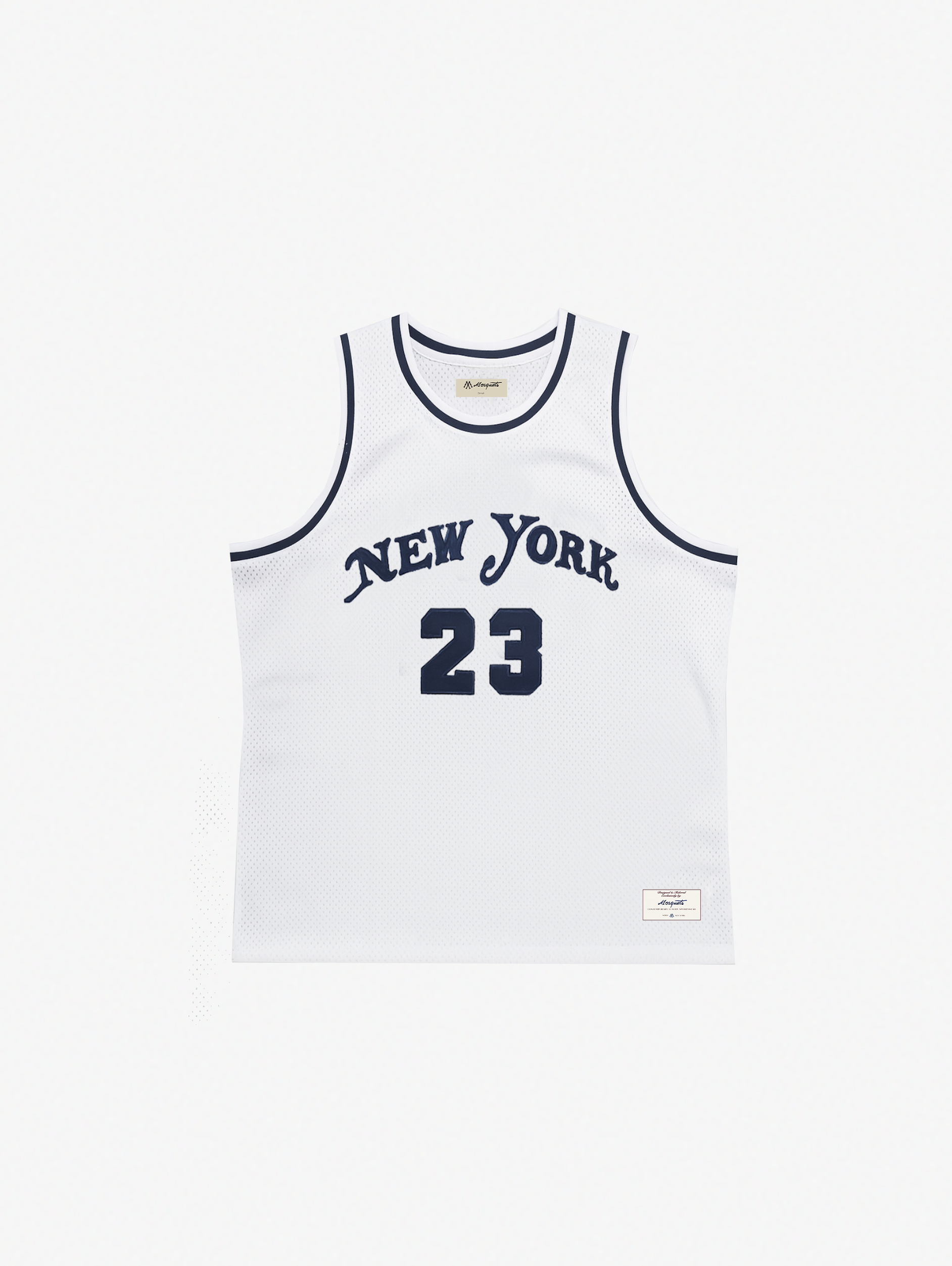 WHITE BASKETBALL JERSEY 