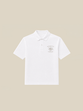 WHITE POLO SHIRT "MOSQUETS"