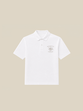 WHITE POLO SHIRT "MOSQUETS"