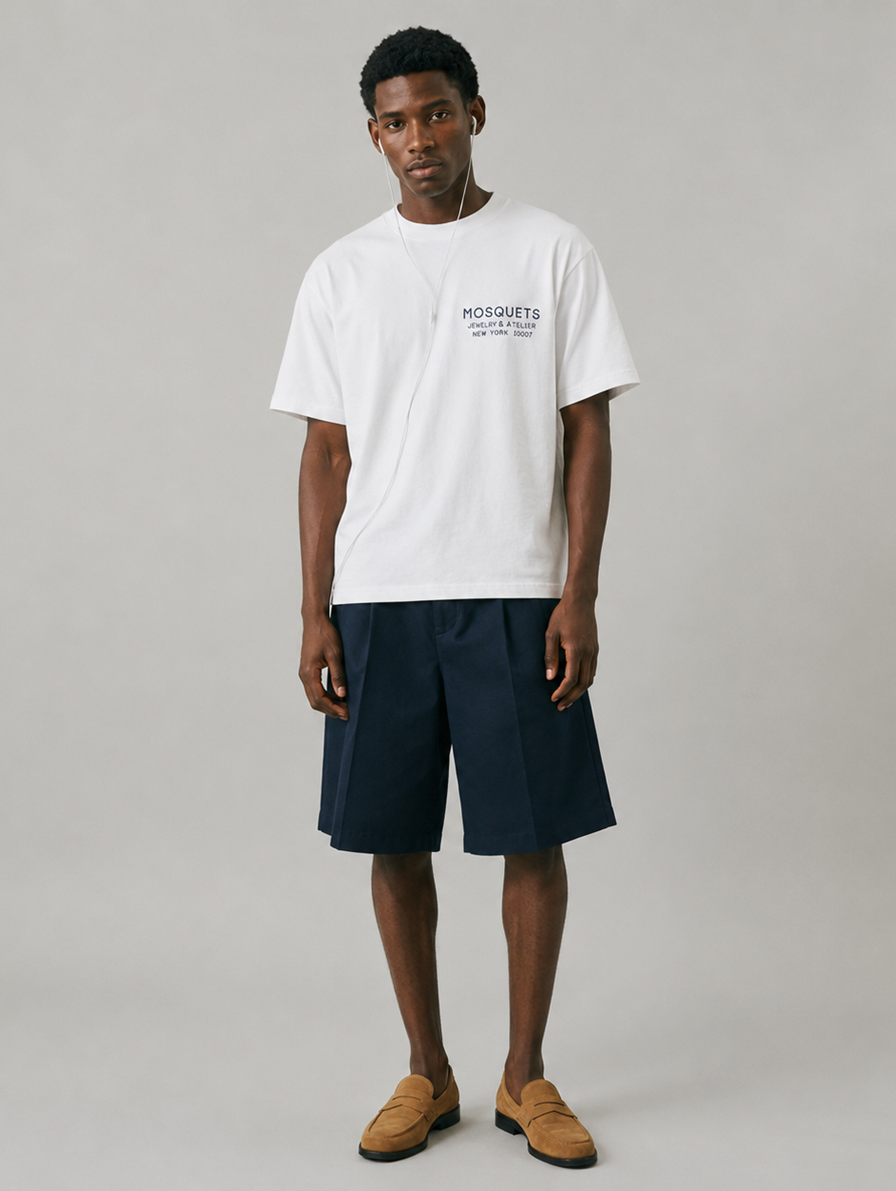 WHITE T-SHIRT "MOSQUETS JEWELRY" - Mosquets