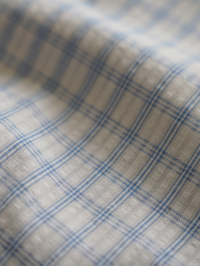 CHECK LIGHT BLUE /WHITE SHIRT "M"