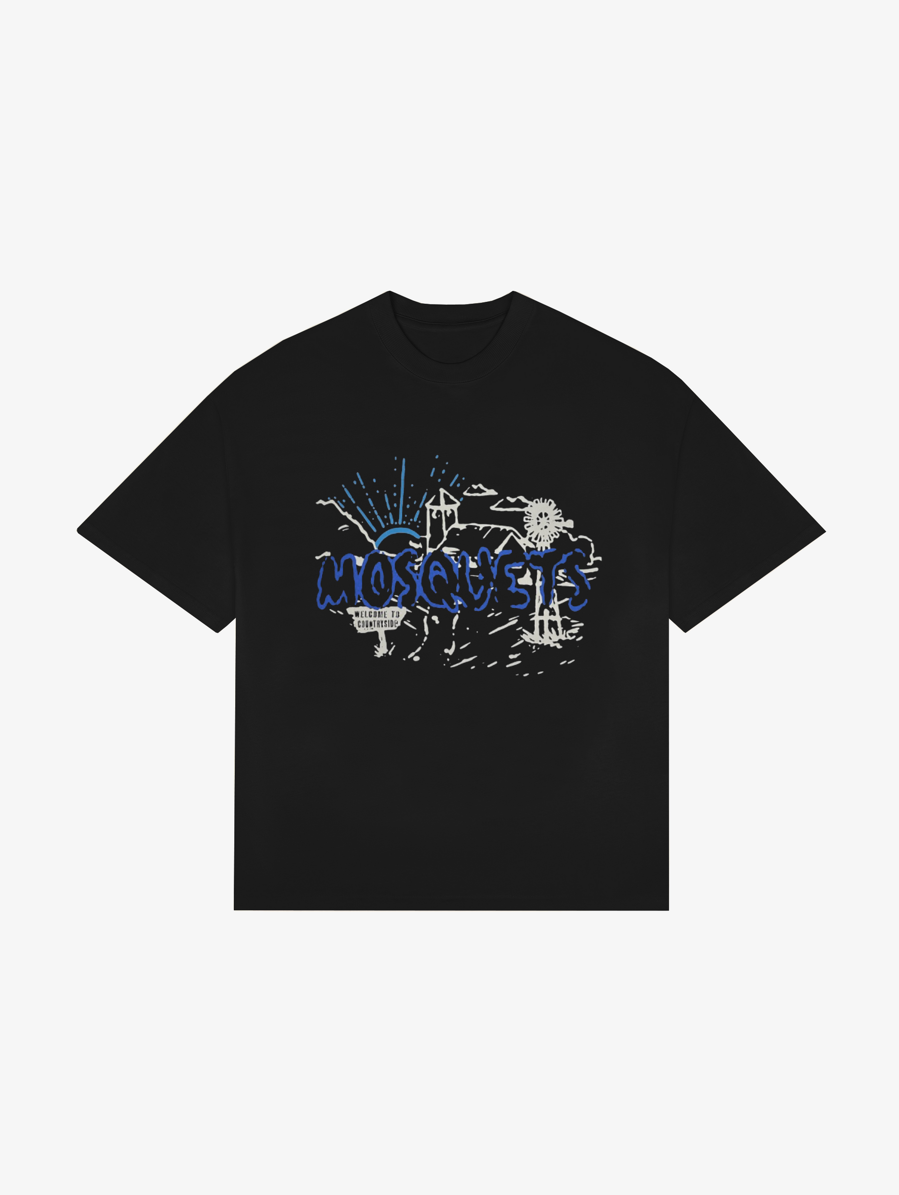 BLACK T-SHIRT "WINDMILL"