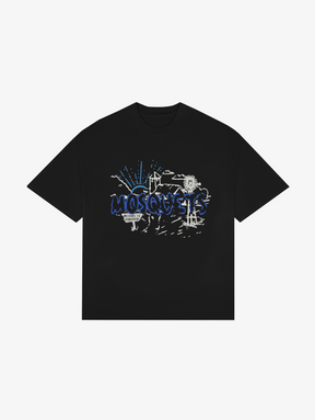 BLACK T-SHIRT "WINDMILL"