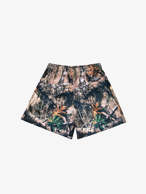 MESH SHORTS "WOOD"