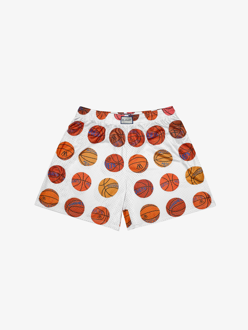 MESH SHORTS "BASKETBALLS"