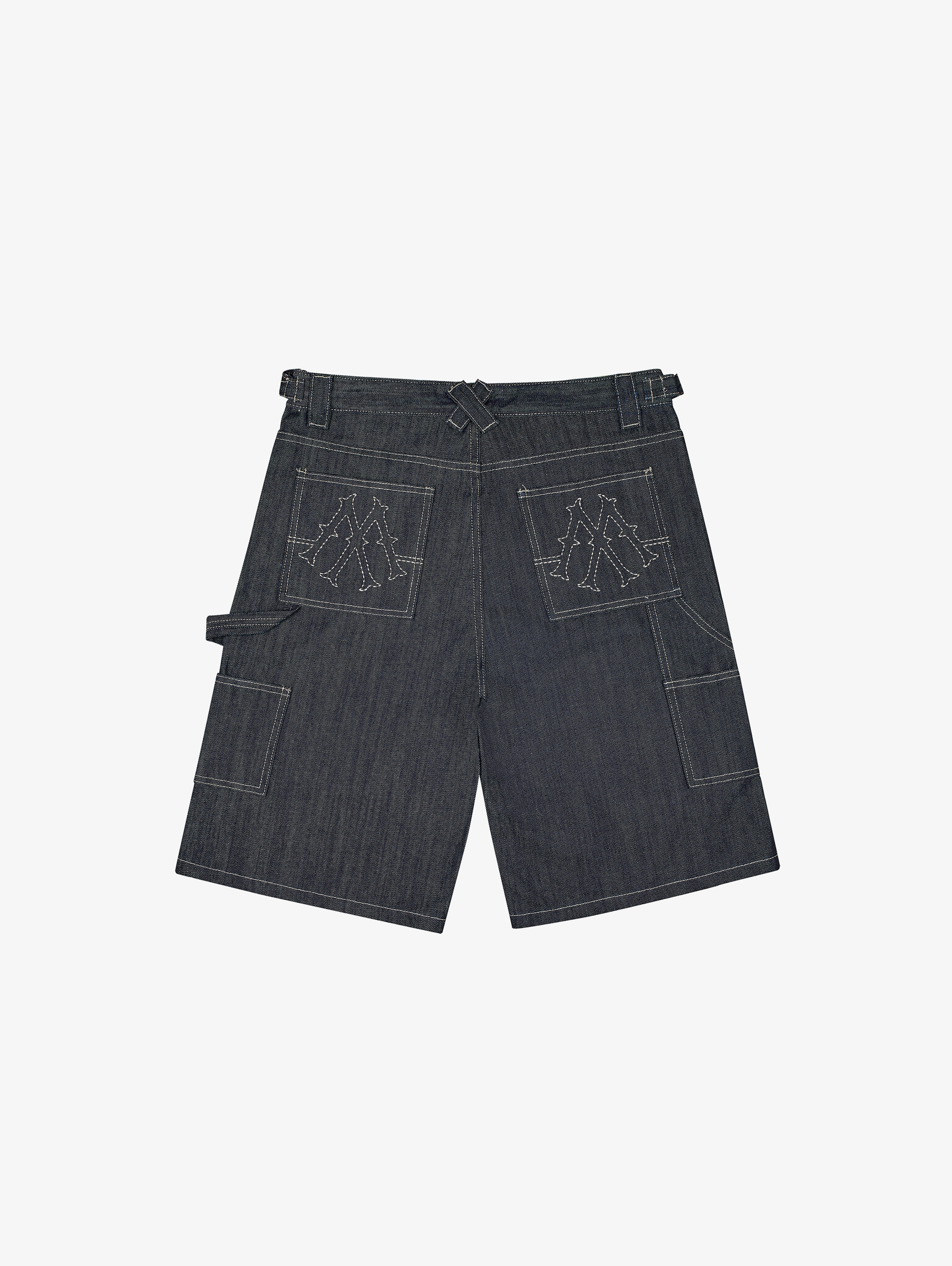 RAW BLUE DENIM JORTS 