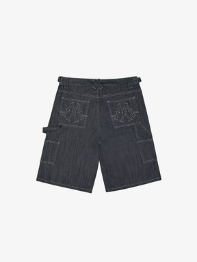 RAW BLUE DENIM JORTS "V2"