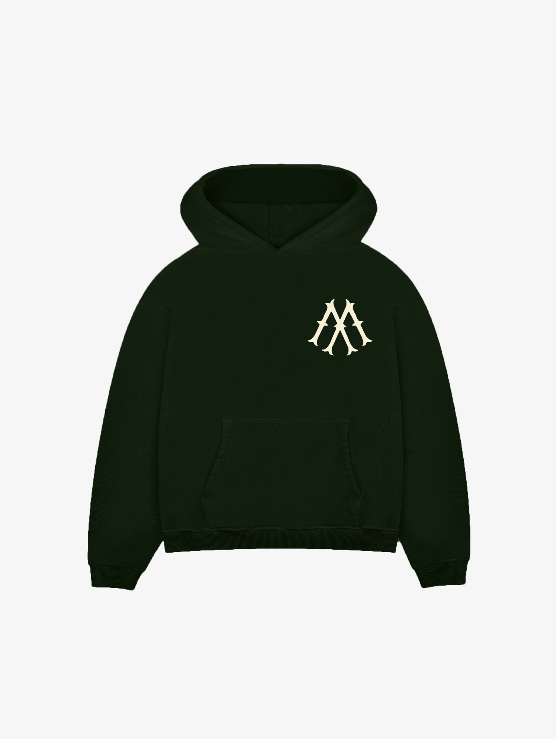 DARK GREEN HOODED 