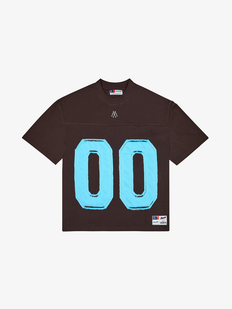 BROWN FOOTBALL JERSEY "00"