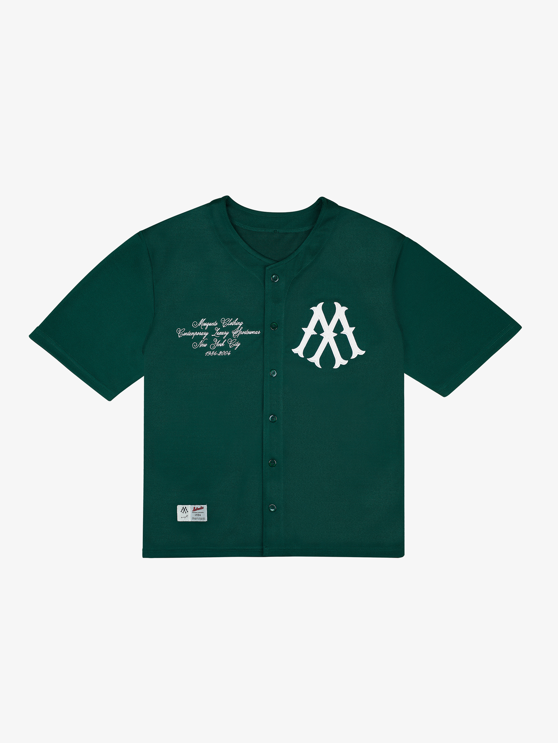 GREEN BASEBALL JERSEY 