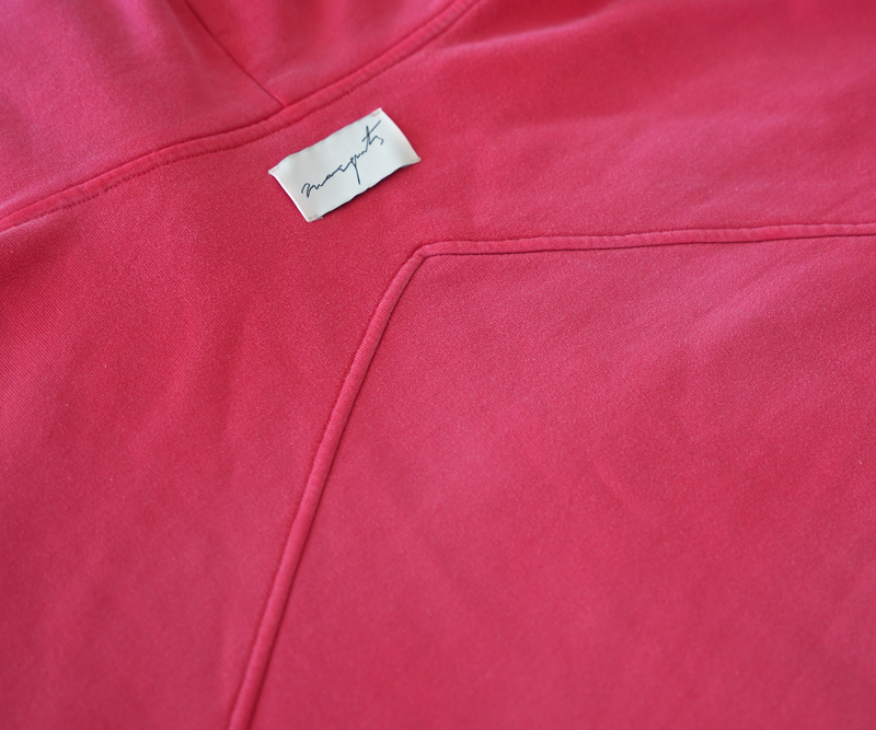 SUNAGED RED ZIP HOODED "MAIL" - Mosquets