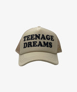 BEIGE TRUCKER CAP "TEENAGE DREAMS" - Mosquets