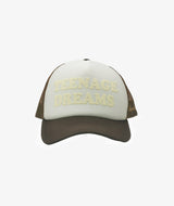 BROWN TRUCKER CAP "TEENAGE DREAMS" - Mosquets