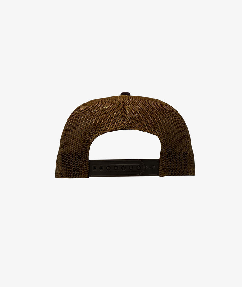 BROWN TRUCKER CAP "MOSQUETS" - Mosquets