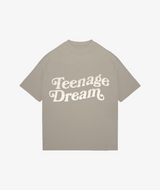 TAUPE T-SHIRT "TEENAGE DREAM" - Mosquets